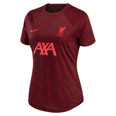 Liverpool Women's 2022/23 Pre-Match Home Performance Top Burgundy - Nike cheap