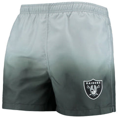 Las Vegas Raiders FOCO Dip-Dye Swim Shorts Black/