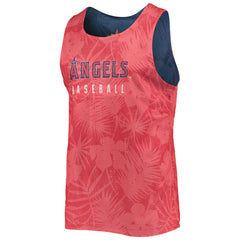 Los Angeles Angels FOCO Floral Reversible Mesh Tank Top - Red/Navy - MLB on Sale