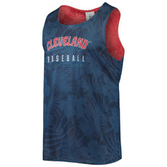 Cleveland Guardians FOCO Floral Reversible Mesh Tank Top - Navy - MLB Online
