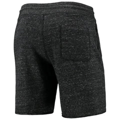 Brooklyn Nets Homage Primary Logo Tri-Blend Sweat Shorts Charcoal