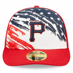 Pittsburgh Pirates New Era 2022 4th of July Low Profile 59FIFTY Fitted Hat - Red - New Era Discount