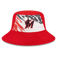 Miami Marlins New Era 2022 4th of July Bucket Hat - Red - New Era Lifestyle