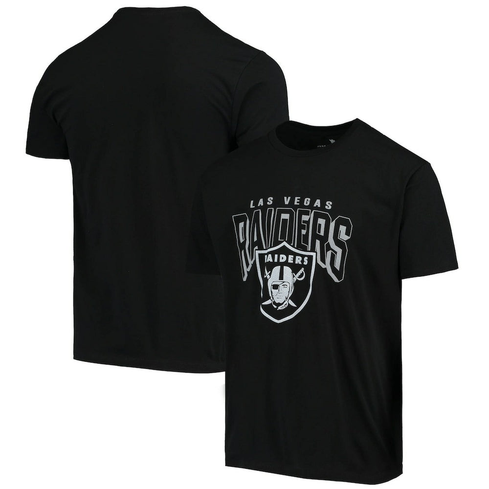 Las Vegas Raiders Junk Food Bold Logo T-Shirt Black