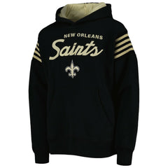 New Orleans Saints Youth The Champ Is Here Pullover Hoodie Black