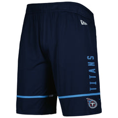 Tennessee Titans New Era Combine Authentic Rusher Training Shorts Navy