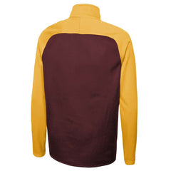 Washington Commanders New Era Combine Authentic O-Line Raglan Half-Zip Jacket Burgundy