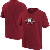 Nike San Francisco 49ers Youth Logo T-Shirt Scarlet
