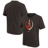 Nike Cleveland Browns Girls Preschool Icon T-Shirt Brown