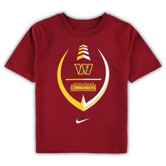 Nike Washington Commanders Girls Preschool Icon T-Shirt Burgundy