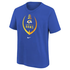 Nike Los Angeles Rams Girls Preschool Icon T-Shirt Royal