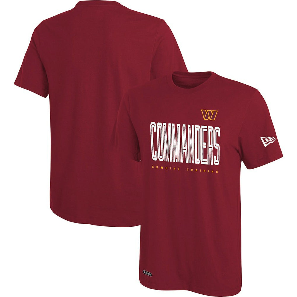 Washington Commanders New Era Combine Authentic Training Huddle Up T-Shirt Burgundy