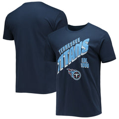 Tennessee Titans Junk Food Slant T-Shirt Navy