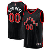 Toronto Raptors Fast Break Replica Custom Jersey Black Statement Edition | Fanatics Near Me