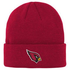 Arizona Cardinals Youth Basic Cuffed Knit Hat Cardinal