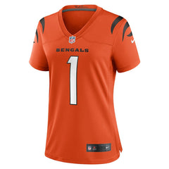 Nike Ja'Marr Chase Cincinnati Bengals Women's Alternate Game Jersey Orange