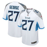 Nike Eddie George Tennessee Titans Retired Player Game Jersey White
