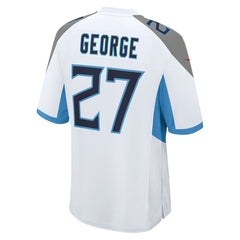 Nike Eddie George Tennessee Titans Retired Player Game Jersey White