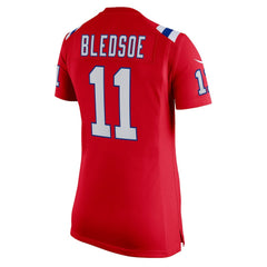 Nike Drew Bledsoe New England Patriots Women's Retired Game Jersey Red