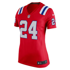 Nike Ty Law New England Patriots Women's Retired Game Jersey Red