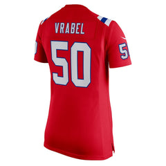 Nike Mike Vrabel New England Patriots Women's Retired Game Jersey Red