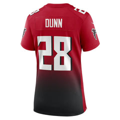 Nike Warrick Dunn Atlanta Falcons Women's Retired Game Jersey Red