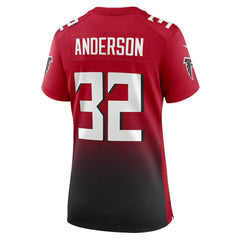 Nike Jamal Anderson Atlanta Falcons Women's Retired Game Jersey Red