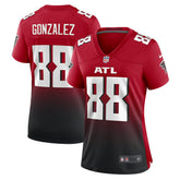 Nike Tony Gonzalez Atlanta Falcons Women's Retired Game Jersey Red