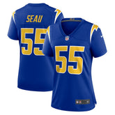 Nike Junior Seau Los Angeles Chargers Women's Retired Game Jersey Royal