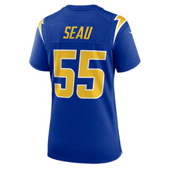 Nike Junior Seau Los Angeles Chargers Women's Retired Game Jersey Royal