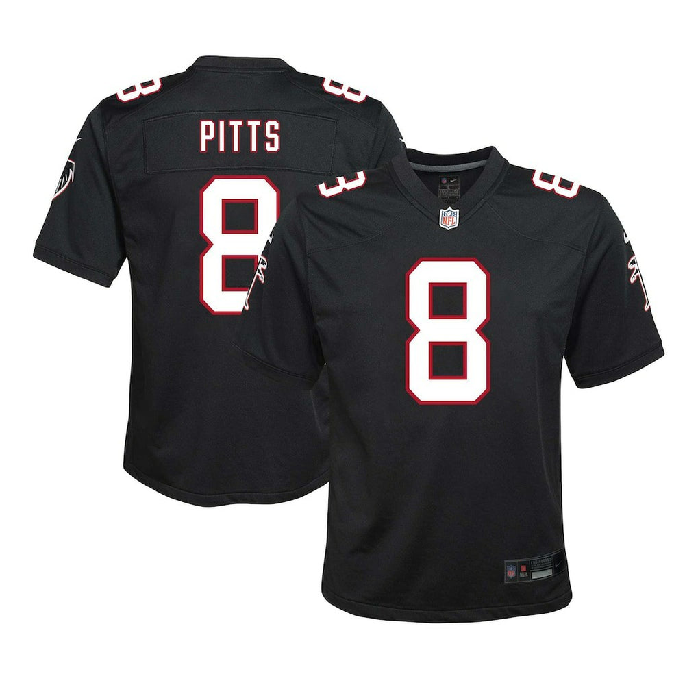 Nike Kyle Pitts Sr. Atlanta Falcons Youth Game Jersey Black