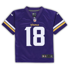 Nike Justin Jefferson Minnesota Vikings Preschool Game Jersey Purple