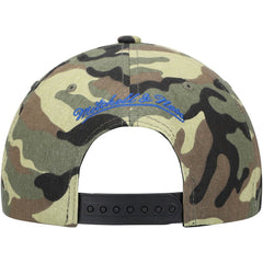 Philadelphia 76ers Woodland Desert Snapback Hat Camo | Mitchell & Ness for sale