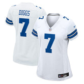 Nike Trevon Diggs Dallas Cowboys Women's Game Jersey White