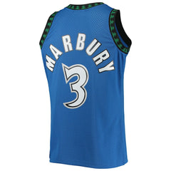 Stephon Marbury Minnesota Timberwolves 1996/97 Hardwood Classics Swingman Jersey Blue | Mitchell & Ness Near Me