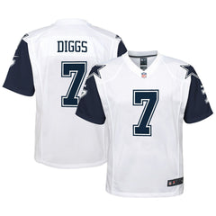 Nike Trevon Diggs Dallas Cowboys Youth Alternate Game Jersey White