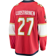 Eetu Luostarinen Florida Panthers Fanatics Home Breakaway Player Jersey - Red - NHL 4564201