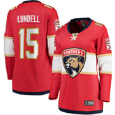 Anton Lundell Florida Panthers Fanatics Women's Home Breakaway Player Jersey - Red - NHL 4564211