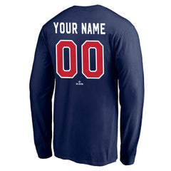 Cleveland Guardians Personalized Winning Streak Long Sleeve T-Shirt - Navy - MLB Lifestyle