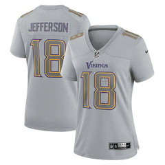 Nike Justin Jefferson Minnesota Vikings Women's Atmosphere Fashion Game Jersey Gray