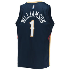 Zion Williamson New Orleans Pelicans Youth 2021/22 Diamond Swingman Jersey Icon Edition Navy | Nike