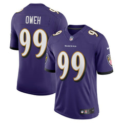 Nike Odafe Oweh Baltimore Ravens Vapor Limited Jersey Purple