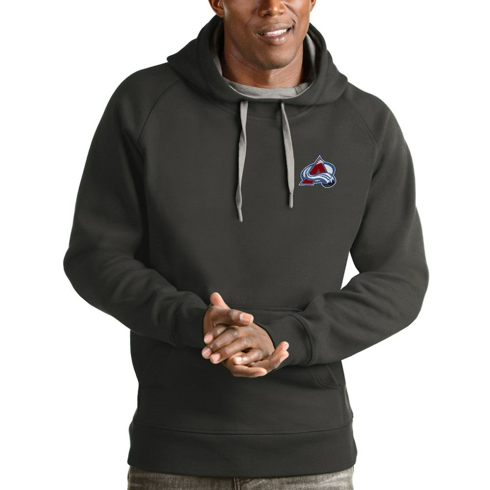 Colorado Avalanche Antigua Victory Pullover Hoodie - Charcoal - NHL 4572160