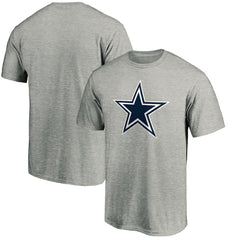 Fanatics Dallas Cowboys Primary Logo T-Shirt Heather Gray