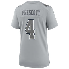 Nike Dak Prescott Dallas Cowboys Women's Atmosphere Fashion Game Jersey Gray
