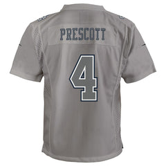 Nike Dak Prescott Dallas Cowboys Youth Atmosphere Game Jersey Gray