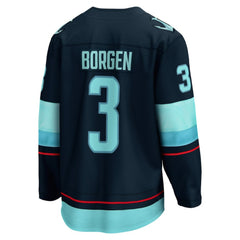 Will Borgen Seattle Kraken Fanatics Home Breakaway Player Jersey - Deep Sea Blue - NHL 4581867