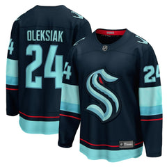 Jamie Oleksiak Seattle Kraken Fanatics Home Breakaway Player Jersey - Deep Sea Blue - NHL 4581878