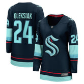 Jamie Oleksiak Seattle Kraken Fanatics Women's Home Breakaway Player Jersey - Deep Sea Blue - NHL 4581895