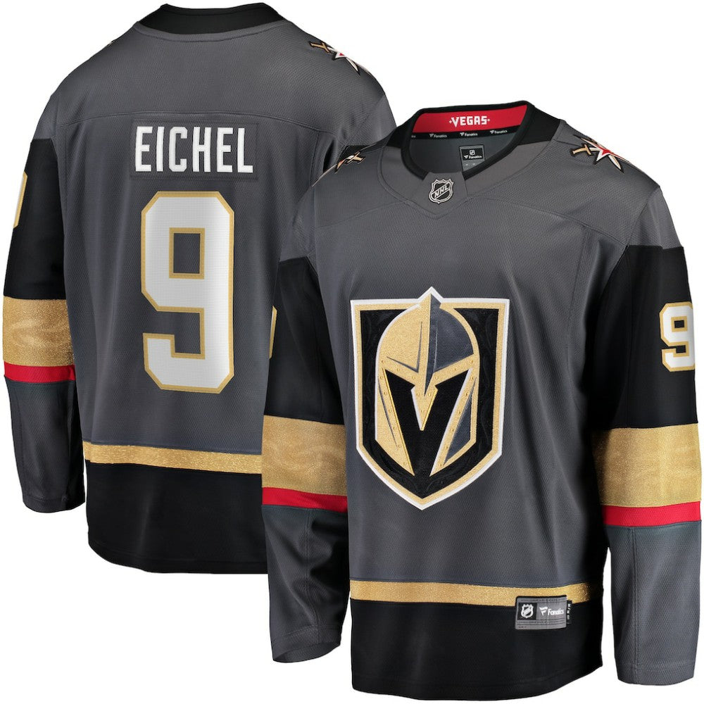 Jack Eichel Vegas Golden Knights Fanatics Alternate Breakaway Player Jersey - Gray - NHL 4585392